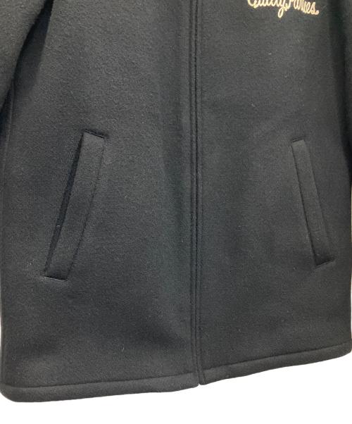 WACKO MARIA（ワコマリア）WACKO MARIA (ワコマリア) メルトンジャケット ブラック サイズ:Ｓの古着・服飾アイテム