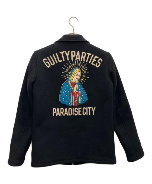 WACKO MARIA（ワコマリア）WACKO MARIA (ワコマリア) メルトンジャケット ブラック サイズ:Ｓの古着・服飾アイテム