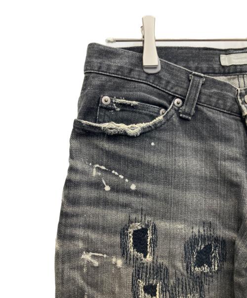 NUMBER (N)INE（ナンバーナイン）NUMBER (N)INE (ナンバーナイン) デニムパンツ ブラック サイズ:SIZE0の古着・服飾アイテム