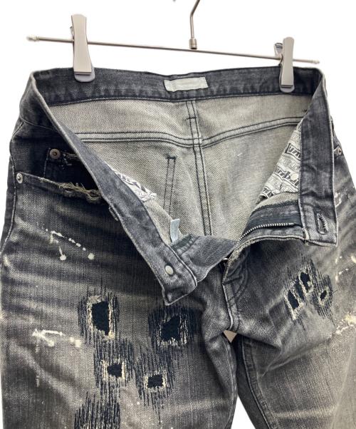 NUMBER (N)INE（ナンバーナイン）NUMBER (N)INE (ナンバーナイン) デニムパンツ ブラック サイズ:SIZE0の古着・服飾アイテム