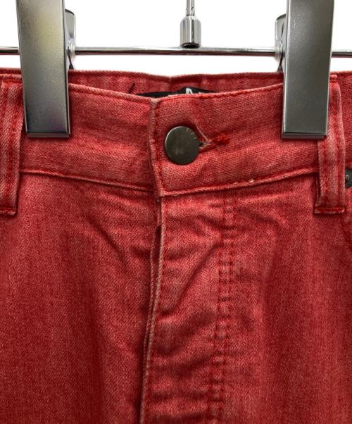 RAF SIMONS（ラフシモンズ）RAF SIMONS (ラフシモンズ) デニムパンツ レッド サイズ:SIZE 73.5cm (W29)の古着・服飾アイテム