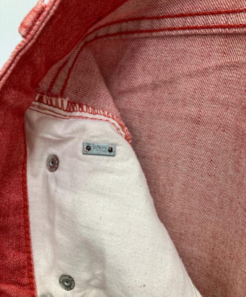 RAF SIMONS（ラフシモンズ）RAF SIMONS (ラフシモンズ) デニムパンツ レッド サイズ:SIZE 73.5cm (W29)の古着・服飾アイテム