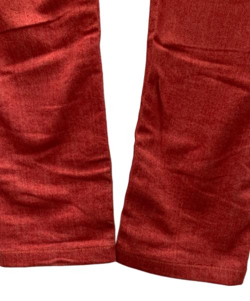 RAF SIMONS（ラフシモンズ）RAF SIMONS (ラフシモンズ) デニムパンツ レッド サイズ:SIZE 73.5cm (W29)の古着・服飾アイテム