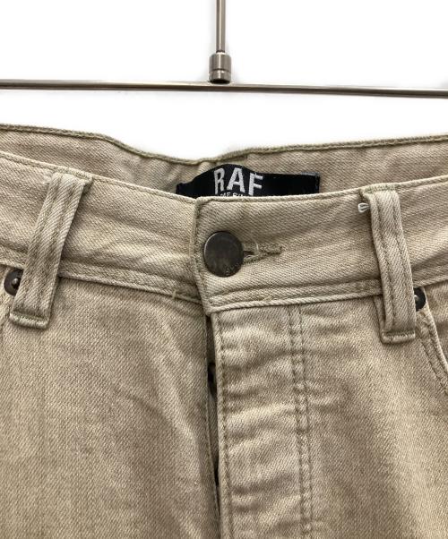 RAF BY RAF SIMONS（ラフバイ ラフシモンズ）RAF BY RAF SIMONS (ラフバイ ラフシモンズ) パンツ ベージュ サイズ:SIZE 71cm (W28)の古着・服飾アイテム