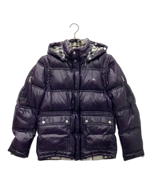 BURBERRY BLACK LABEL（バーバリーブラックレーベル）BURBERRY BLACK LABEL (バーバリーブラックレーベル) BURBERRY BLACK LABEL パープル サイズ:Mの古着・服飾アイテム