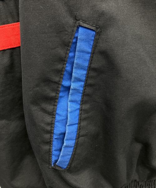 ASHLEY（アシュレイ）ashley (アシュレイ) ナイロンジャケット ブラック×ブルー サイズ:XXLの古着・服飾アイテム