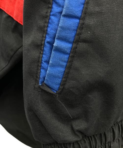 ASHLEY（アシュレイ）ashley (アシュレイ) ナイロンジャケット ブラック×ブルー サイズ:XXLの古着・服飾アイテム