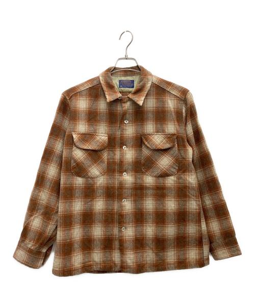 PENDLETON（ペンドルトン）PENDLETON (ペンドルトン) 長袖シャツ ブラウン サイズ:Lの古着・服飾アイテム