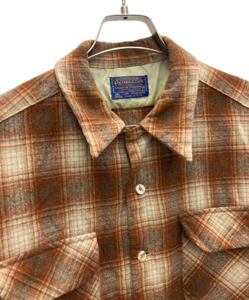 PENDLETON（ペンドルトン）PENDLETON (ペンドルトン) 長袖シャツ ブラウン サイズ:Lの古着・服飾アイテム