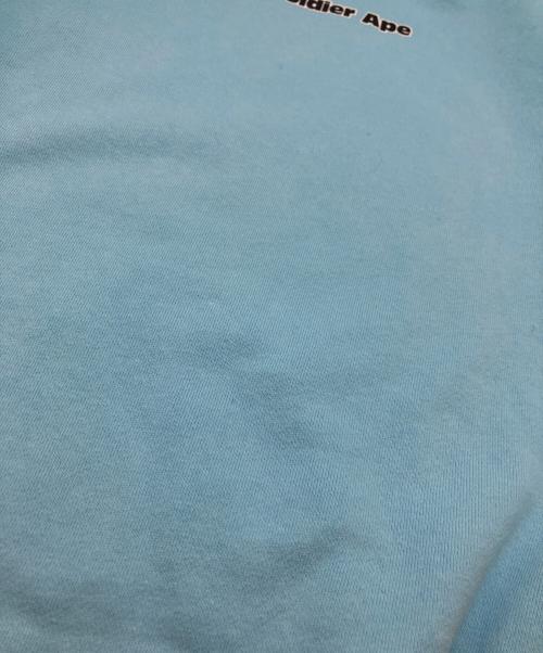 A BATHING APE（ア ベイシング エイプ）A BATHING APE (ア ベイシング エイプ) プルオーバートレーナー スカイブルー サイズ:XSの古着・服飾アイテム