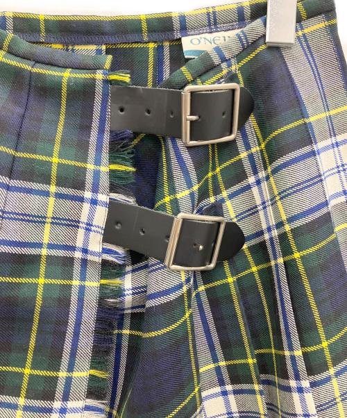 O'NEIL OF DUBLIN（オニールオブダブリン）O'NEIL OF DUBLIN (オニールオブダブリン) チェックスカート イエロー×グリーン サイズ:SIZE10の古着・服飾アイテム