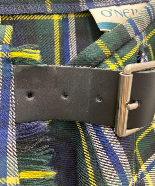 O'NEIL OF DUBLIN（オニールオブダブリン）O'NEIL OF DUBLIN (オニールオブダブリン) チェックスカート イエロー×グリーン サイズ:SIZE10の古着・服飾アイテム