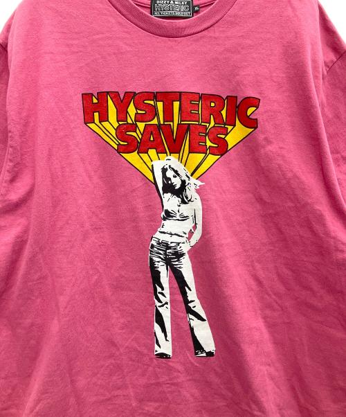 Hysteric Glamour（ヒステリックグラマー）Hysteric Glamour (ヒステリックグラマー) 半袖カットソー ショッキングピンク サイズ:XLの古着・服飾アイテム
