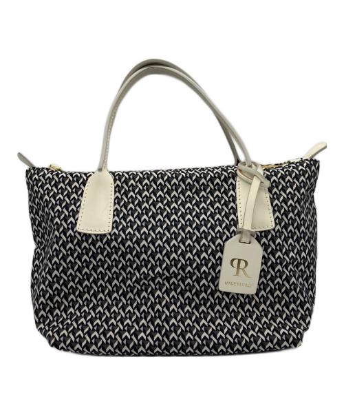 ROBERTA PIERI（ロベルタピエリ）ROBERTA PIERI (ロベルタピエリ) 2WAYショルダーバッグ ホワイト×ブラックの古着・服飾アイテム