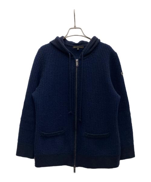 MACKINTOSH LONDON（マッキントッシュ ロンドン）MACKINTOSH LONDON (マッキントッシュ ロンドン) ニットジャケット ネイビー サイズ:SIZE46の古着・服飾アイテム