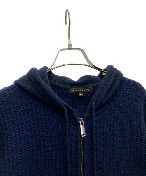 MACKINTOSH LONDON（マッキントッシュ ロンドン）MACKINTOSH LONDON (マッキントッシュ ロンドン) ニットジャケット ネイビー サイズ:SIZE46の古着・服飾アイテム