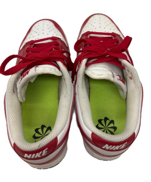 NIKE（ナイキ）NIKE (ナイキ) NIKE W DUNK LOW NEXT NATURE WHITE/GYM RED ホワイト×レッド サイズ:24.5cmの古着・服飾アイテム