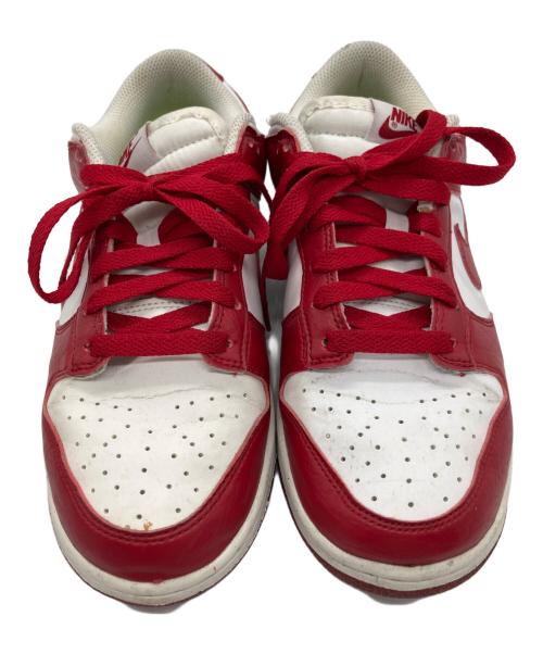 NIKE（ナイキ）NIKE (ナイキ) NIKE W DUNK LOW NEXT NATURE WHITE/GYM RED ホワイト×レッド サイズ:24.5cmの古着・服飾アイテム