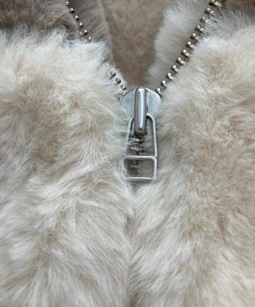 Sea Room lynn（シールームリン）Sea Room lynn (シールームリン) バイカラーフードFURパーカー ブラウン サイズ:FREEの古着・服飾アイテム