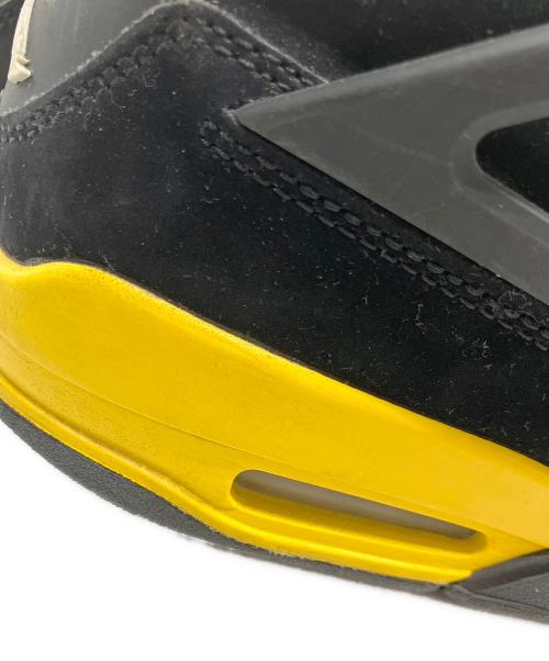 NIKE（ナイキ）NIKE (ナイキ) AIR JORDAN 4 RETRO ブラック×イエロー サイズ:26.5の古着・服飾アイテム