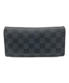 LOUIS VUITTON（ルイ ヴィトン）の古着「ポルトフォイユ ブラザ」｜ブラック