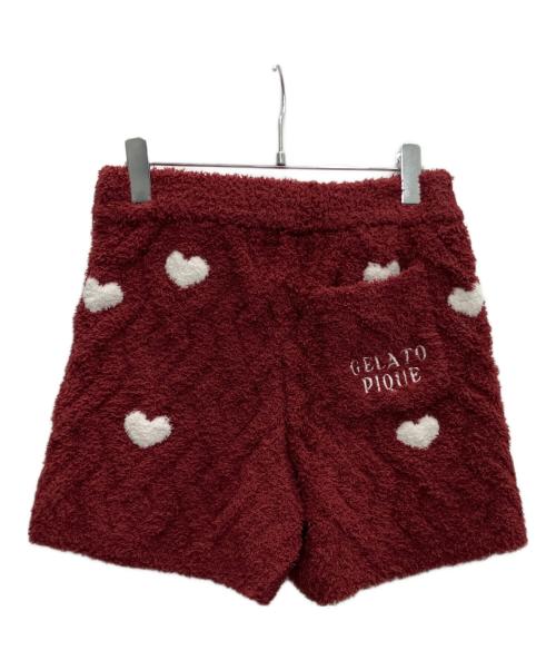 gelato pique（ジェラートピケ）gelato pique (ジェラートピケ) ハートアランプルオーバー&ショートパンツセット レッド サイズ:SIZE FREE 未使用品の古着・服飾アイテム