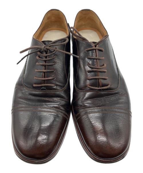 Maison Margiela（メゾンマルジェラ）Maison Margiela (メゾンマルジェラ) ストレートチップシューズ ブラウン サイズ:SIZE43の古着・服飾アイテム