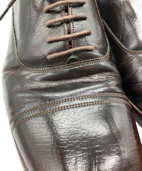 Maison Margiela（メゾンマルジェラ）Maison Margiela (メゾンマルジェラ) ストレートチップシューズ ブラウン サイズ:SIZE43の古着・服飾アイテム