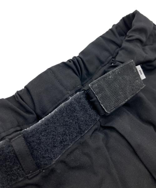 Graphpaper（グラフペーパー）Graphpaper (グラフペーパー) Selvage Wool Cook Pants ブラック サイズ:SIZE FREEの古着・服飾アイテム