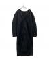 TARO HORIUCHI（タロウホリウチ）の古着「ノーカラーコート」｜ブラック