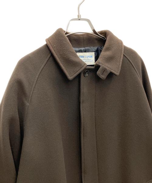 FORK&SPOON（フォーク＆スプーン）FORK&SPOON (フォーク＆スプーン) バルマカーンコート ブラウン サイズ:SIZE4の古着・服飾アイテム