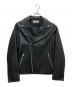 simplicite（シンプリシテ）の古着「ライダースジャケット」｜ブラック