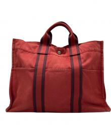 HERMES（エルメス）の古着「フールトゥMMトートバッグ」｜レッド