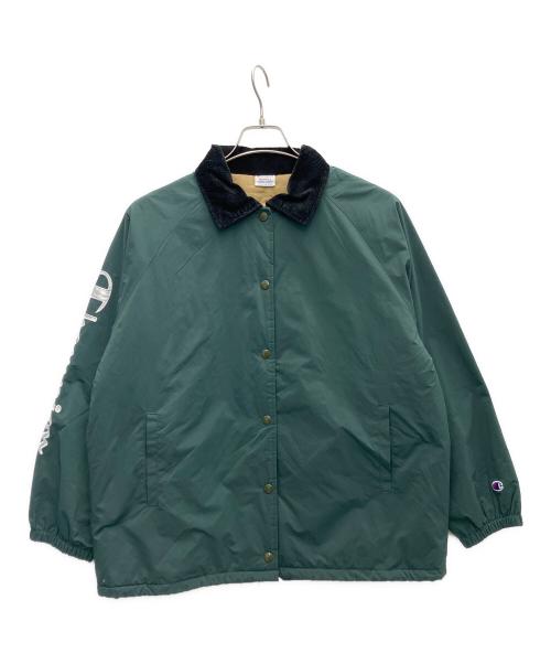 Champion（チャンピオン）Champion (チャンピオン) コーチジャケット グリーン×ブラック サイズ:Lの古着・服飾アイテム