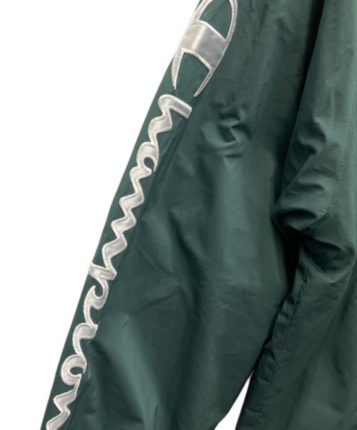 Champion（チャンピオン）Champion (チャンピオン) コーチジャケット グリーン×ブラック サイズ:Lの古着・服飾アイテム