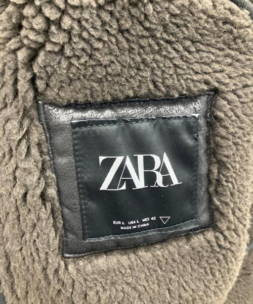 ZARA（ザラ）ZARA (ザラ) ムートンジャケット オリーブ サイズ:Lの古着・服飾アイテム