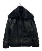 ZARAザラ）の古着「ムートンジャケット」｜ブラック