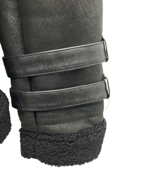 ZARA（ザラ）ZARA (ザラ) ムートンジャケット ブラック サイズ:Lの古着・服飾アイテム