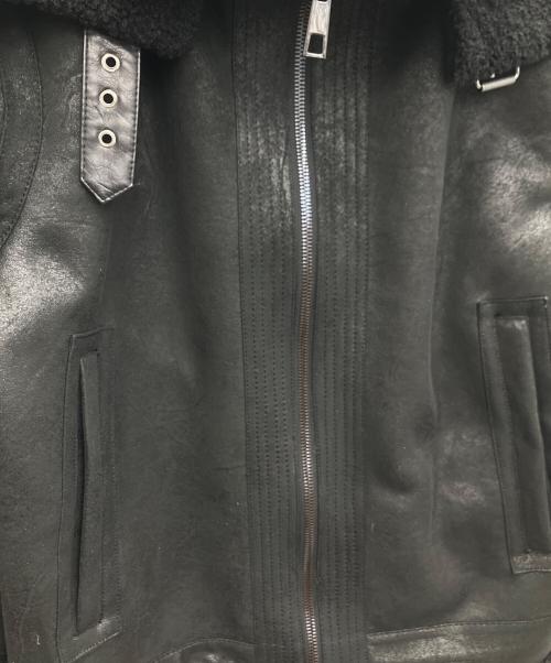 ZARA（ザラ）ZARA (ザラ) ムートンジャケット ブラック サイズ:Lの古着・服飾アイテム