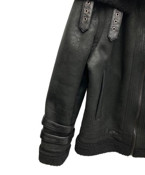 ZARA（ザラ）ZARA (ザラ) ムートンジャケット ブラック サイズ:Lの古着・服飾アイテム