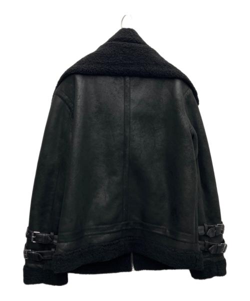 ZARA（ザラ）ZARA (ザラ) ムートンジャケット ブラック サイズ:Lの古着・服飾アイテム