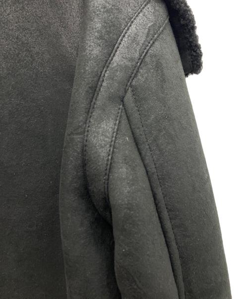 ZARA（ザラ）ZARA (ザラ) ムートンジャケット ブラック サイズ:Lの古着・服飾アイテム