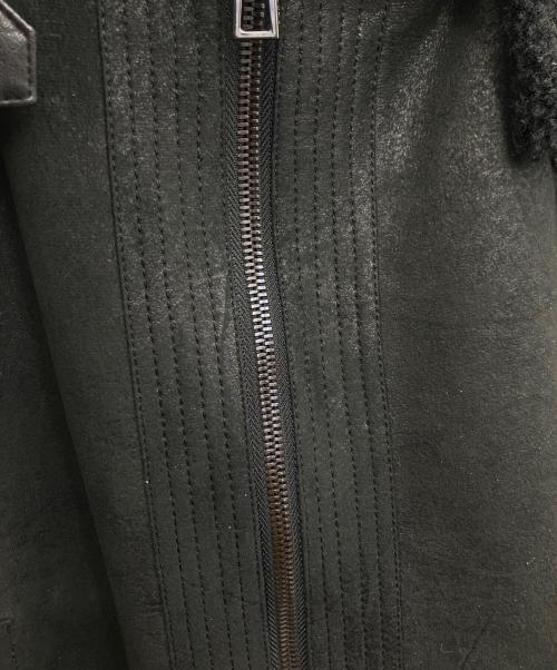 ZARA（ザラ）ZARA (ザラ) ムートンジャケット ブラック サイズ:Lの古着・服飾アイテム