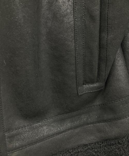 ZARA（ザラ）ZARA (ザラ) ムートンジャケット ブラック サイズ:Lの古着・服飾アイテム