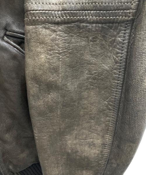 DOLCE & GABBANA（ドルチェ＆ガッバーナ）DOLCE & GABBANA (ドルチェ＆ガッバーナ) レザージャケット ブラウン サイズ:SIZE52の古着・服飾アイテム