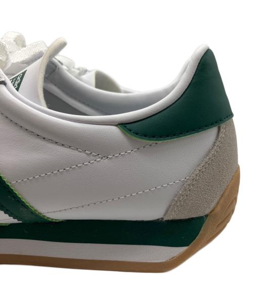 adidas Originals（アディダスオリジナル）adidas Originals (アディダスオリジナル) Country II(カントリー II) ホワイト×グリーン サイズ:26cmの古着・服飾アイテム