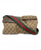 GUCCIグッチ）の古着「ウエストポーチ」｜ベージュ