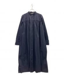 HAVERSACK（ハバーサック）の古着「長袖ワンピース」｜ネイビー