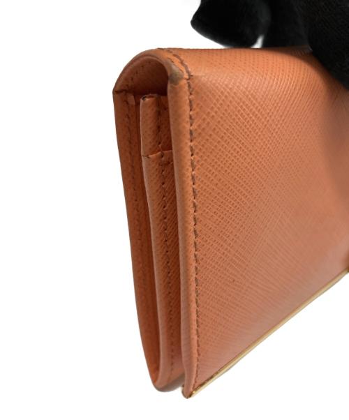 Salvatore Ferragamo（サルヴァトーレ フェラガモ）Salvatore Ferragamo (サルヴァトーレ フェラガモ) 長財布 オレンジの古着・服飾アイテム