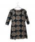 marimekko（マリメッコ）の古着「長袖ワンピース」｜ブラック
